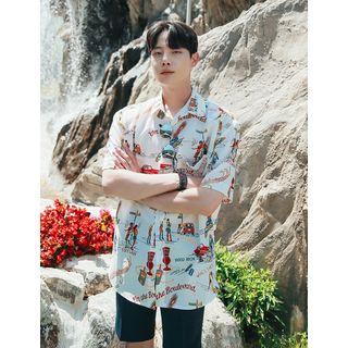 Boxy-fit Hawaiian Shirt
