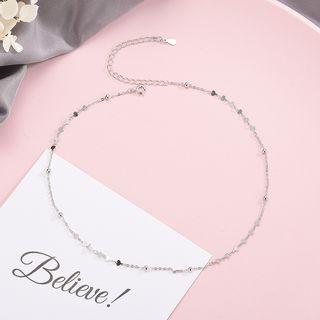 925 Sterling Silver Choker Ns310 - One Size