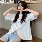 Reversible Buttoned T-shirt
