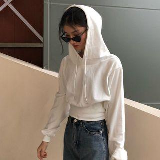 Plain Crop Hoodie