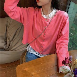 Shell Button Knit Cardigan