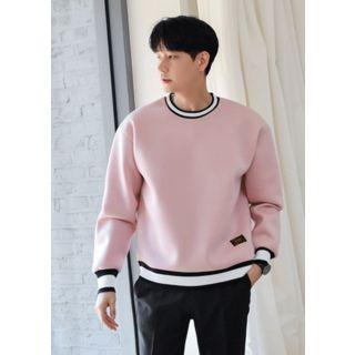 Contrast-trim Neoprene Pullover