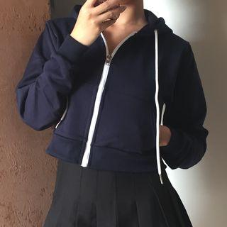 Crop Zip-up Hoodie