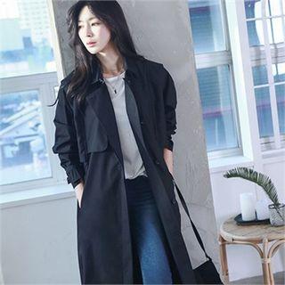 Belted Midi Trench Coat