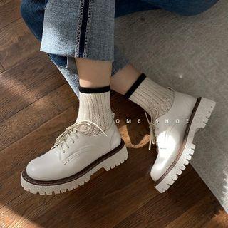 Platform Strap Loafers