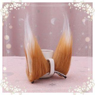 Fluffy Fox Ear Hair Clip