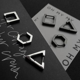 Geometric Stainless Steel Earring (various Designs)