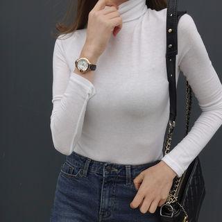 Turtleneck Skinny Top In 6 Colors