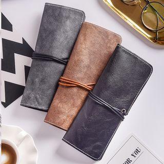 Faux-leather Sunglasses Pouch