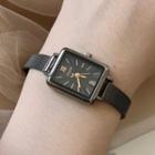 Square Milanese Strap Watch A41 - Black - One Size