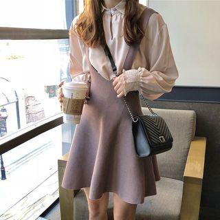 Plain Blouse / A-line Jumper Skirt