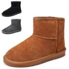 Couple Matching Genuine Suede Ankle Snow Boots
