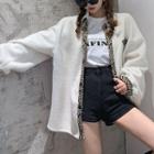 Leopard Print Jacket / Bucket Bag