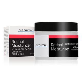 Yeouth - Retinol Moisturizer With Hyaluronic Acid, Ginseng, Green Tea 2oz