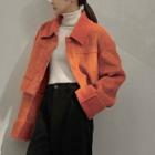 Faux-shearling Boxy Jacket
