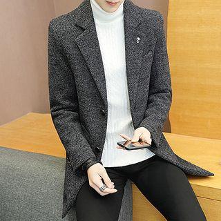 Plain Double Button Coat