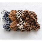 Leopard Fleece Scarf