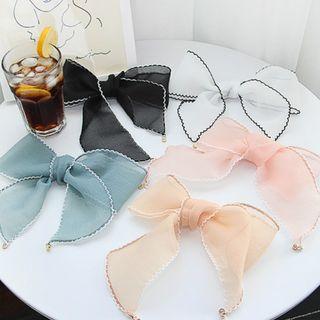 Scallop Trim Organza Scarf