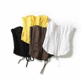 Lace-up Tube Top