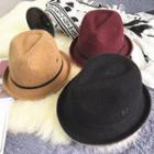 Wool Blend Fedora Hat