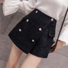 Tweed Mini A-line Skort