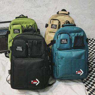 Arrow Print Lightweight Backpack