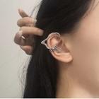 Metal Ear Cuff 1 Pc - Clip On Earring - Silver - One Size