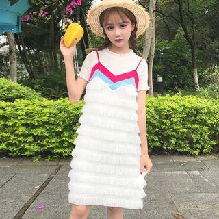 Strappy Tiered A-line Dress