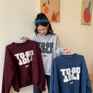 Loose-fit Lettering Print Hoodie