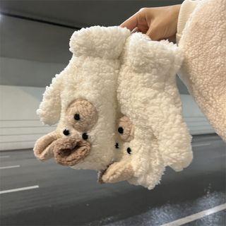 Cartoon Fleece Mittens