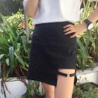 Cut Out Mini Skirt