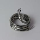 Alloy Snake Necklace Silver - One Size
