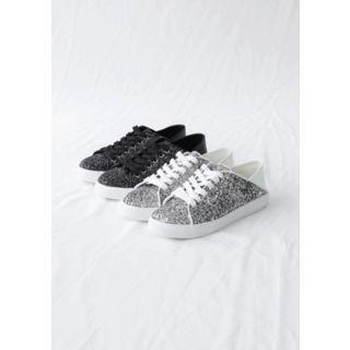 Foldable Back Glitter Sneakers