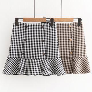 Check Plaid Skirt