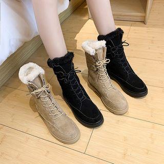 Faux-fur Mid-calf Boots