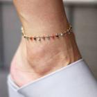 Faux Crystal Alloy Bracelet Af143 - Gold - One Size