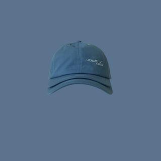 Double Brim Embroidered Baseball Cap
