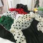 Patchwork Mock Two-piece Blouse In 5 Colors