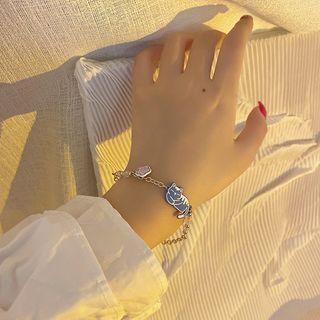 Cat Bracelet 1 Pc - Bracelet - Gold - One Size