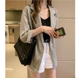 Striped Light Blazer