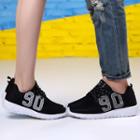 Couple Matching Number Mesh Sneakers