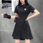 Short-sleeve Shirt A-line Dress