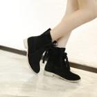 Tie Front Short Boots