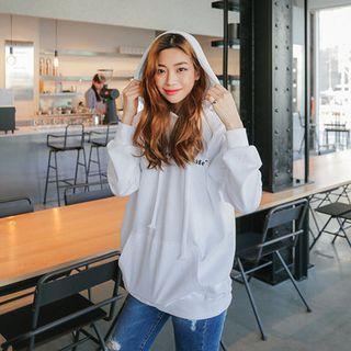 Appliqu -detail Hooded Top