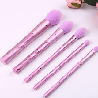 Set -purple Make-up Brush As Shown In Figure(one Set) - One Size