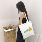 Printed Tote Bag Pear - One Size