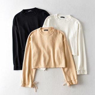 Bow Detail Crew-neck Sweater