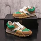 Color Block Faux Leather Chunky Sneakers