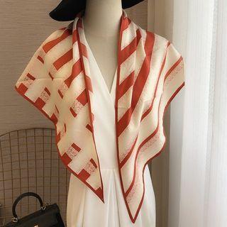 Striped Triangle Shawl