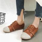 Rhinestone Lace-up Shoes